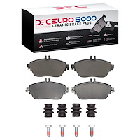 1600-1694-01 5000 Euro Ceramic Brake Pads & Hardware Kit, 2012-2020 Multiple Makes/Models, Position: Front