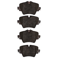 1600-1892-00 5000 Euro Ceramic Brake Pads, Fits Select Multiple Makes/Models, Position: Front