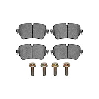 1600-1895-01 5000 Euro Ceramic Brake Pads & Hardware Kit, 2017-2020 Audi/Volkswagen, Position: Rear