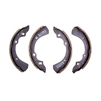 1901-0509-00 Premium Service Brake Shoes, 1981-1985 Ford/Lincoln/Mercury/Mazda, Position: Rear
