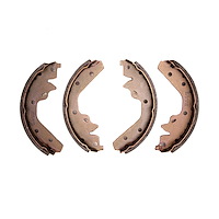1901-0519-00 Premium Service Brake Shoes, 1983-2005 Mopar, Position: Rear