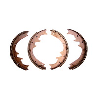 1901-0670-00 Premium Service Brake Shoes, 1991-2001 Mopar, Position: Rear