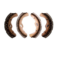 1903-0834-00 Premium Riveted Brake Shoes, 1999-2004 GM, Position: Fr