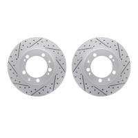 2002-02003 Geoperformance Drilled/Slotted Brake Rotors, 1989-1997 Porsche, Position: Front