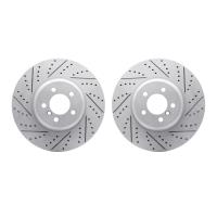2002-31016 Geoperformance Drilled/Slotted Brake Rotors, 2013-2020 BMW, Position: Front