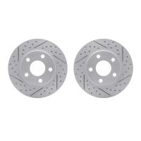 2002-47002 Geoperformance Drilled/Slotted Brake Rotors, 1990-1997 GM, Position: Front
