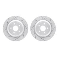 2002-54161 Geoperformance Drilled/Slotted Brake Rotors, Fits Select Ford/Lincoln/Mercury/Mazda, Position: Rear