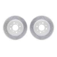 2002-59020 Geoperformance Drilled/Slotted Brake Rotors, 2014-2020 Acura/Honda, Position: Front