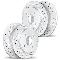2004-08000 Geoperformance Drilled/Slotted Brake Rotors, 1979-1982 Lancia, Position: Front and Rear