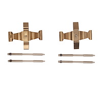 340-27019 Disc Brake Hardware Kit, Fits Select Polestar, Position: Front