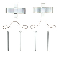 340-28000 Disc Brake Hardware Kit, 1977-1989 Peugeot, Position: Front