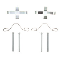 340-28004 Disc Brake Hardware Kit, 1980-1989 Peugeot, Position: Front