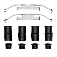 340-31005 Disc Brake Hardware Kit, 1987-2015 BMW, Position: Rear