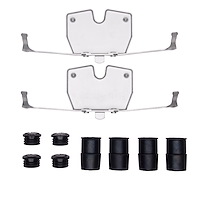 340-31032 Disc Brake Hardware Kit, 2009-2018 BMW, Position: Front