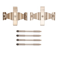 340-31040 Disc Brake Hardware Kit, 1987-1988 BMW, Position: Front