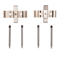 340-39005 Disc Brake Hardware Kit, Fits Select Multiple Makes/Models, Position: Rear