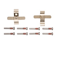 340-63047 Disc Brake Hardware Kit, Fits Select Mercedes-Benz, Position: Front