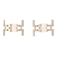 340-63078 Disc Brake Hardware Kit, Fits Select Mercedes-Benz, Position: Front