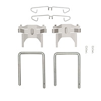 340-65001 Disc Brake Hardware Kit, 1974-1980 GM, Position: Front