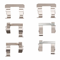 340-67012 Disc Brake Hardware Kit, 1991-2000 Infiniti/Nissan, Position: Front