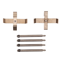 340-72008 Disc Brake Hardware Kit, 2003-2006 Mitsubishi, Position: Rear