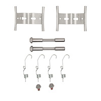340-73019 Disc Brake Hardware Kit, Fits Select Multiple Makes/Models, Position: Front