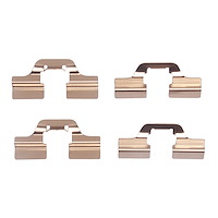 340-74009 Disc Brake Hardware Kit, 1999-2015 Audi/Volkswagen, Position: Rear