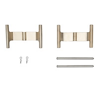 340-75006 Disc Brake Hardware Kit, Fits Select Lexus/Toyota/Scion, Position: Front