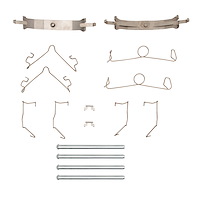 340-75020 Disc Brake Hardware Kit, Fits Select Lexus/Toyota/Scion, Position: Rear