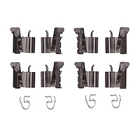 340-76072 Disc Brake Hardware Kit, Fits Select Lexus/Toyota/Scion, Position: Rear