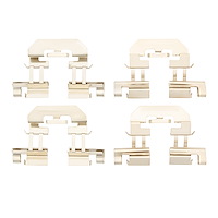 340-80037 Disc Brake Hardware Kit, 2014-2018 Ford/Lincoln/Mercury/Mazda, Position: Rear