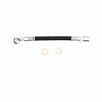 Brake Hose, 1987-1988 Subaru, Position: Front Lower