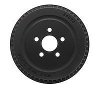 365-40046 True-Balanced Brake Drum, 1996-2000 Mopar, Position: Rear