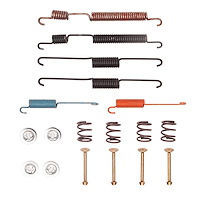 370-03002 Drum Brake Hardware Kit, 1995-1999 Kia/Hyundai/Genesis, Position: Rear