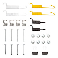 370-43001 Drum Brake Hardware Kit, 1962-1969 Mopar, Position: Rear,Front