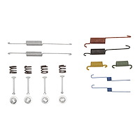 370-57000 Drum Brake Hardware Kit, 1985-1989 Ford/Lincoln/Mercury/Mazda, Position: Rear