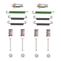 370-65000 Drum Brake Hardware Kit, 1999-2010 GM, Position: Parking