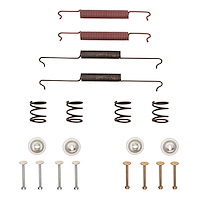 370-74002 Drum Brake Hardware Kit, 1958-1980 Audi/Volkswagen, Position: Rear