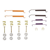 370-76016 Drum Brake Hardware Kit, 2003-2008 Lexus/Toyota/Scion, Position: Rear
