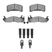3000-Series Ceramic Brake Pads & Hardware Kit, 1982-1982 Ford/Lincoln/Mercury/Mazda, Position: Front