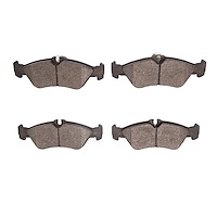 4000-1006-00 Rear 4000 HybriDynamic Brake Pads Fits Select Dodge/Ram, Freightliner