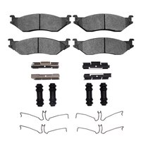 3000-Series Semi-Metallic Brake Pads & Hardware Kit, Fits Select Multiple Makes/Models, Position: Rr,Fr & Rr,Front,Fr,Rear