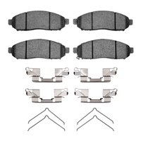3000-Series Ceramic Brake Pads & Hardware Kit, Fits Select Multiple Makes/Models, Position: Front