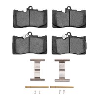 3000-Series Ceramic Brake Pads & Hardware Kit, Fits Select Lexus/Toyota/Scion, Position: Front