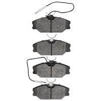 3000-Series Semi-Metallic Brake Pads & Hardware Kit, 2002-2010 Renault, Position: Front