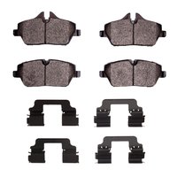 3000-Series Semi-Metallic Brake Pads & Hardware Kit, 2014-2021 BMW, Position: Front