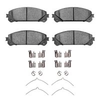 3000-Series Ceramic Brake Pads & Hardware Kit, Fits Select Multiple Makes/Models, Position: Front