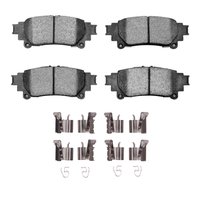 3000-Series Ceramic Brake Pads & Hardware Kit, 2010-2020 Lexus/Toyota/Scion, Position: Rear