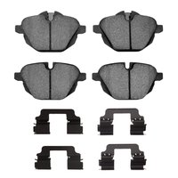 3000-Series Ceramic Brake Pads & Hardware Kit, Fits Select BMW, Position: Rear