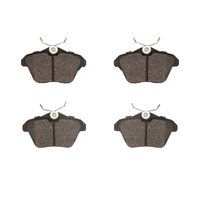 3000-Series Semi-Metallic Brake Pads & Hardware Kit, 1998-2004 Alfa Romeo, Position: Rear